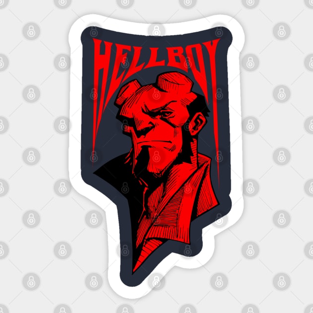 Hellboy Exclusive Sticker by Joker & Angel